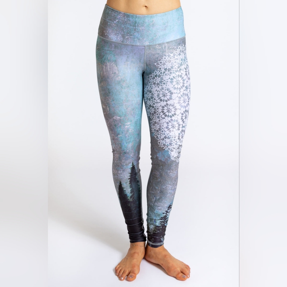 My Inner Fire Hinterland Earth Collection High Rise Yoga Leggings size 6 Women's